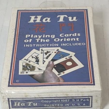 VTG Ha Tu Playing Cards of The Orient 1987 S H Park Co Sealed Deck  Made In USA