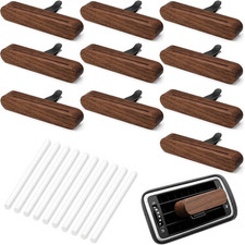 Désodorisant Pour Voiture En Bois, 2 Pièces Diffuseur D'Huiles Essentielles, Pur