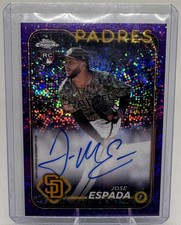 2024 Topps Chrome - Rookie Autographs Jose Espada Purple Speckle Refractor /299 