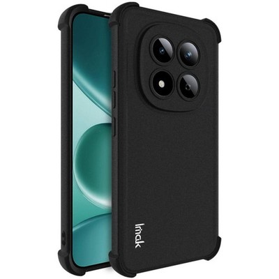 IMAK Stoßfeste TPU Hülle mit Airbag für Redmi Note 15 Pro 5G Mattschwarz