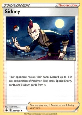 Pokemon Sidney 241/264 Fusion Strike Non Holo