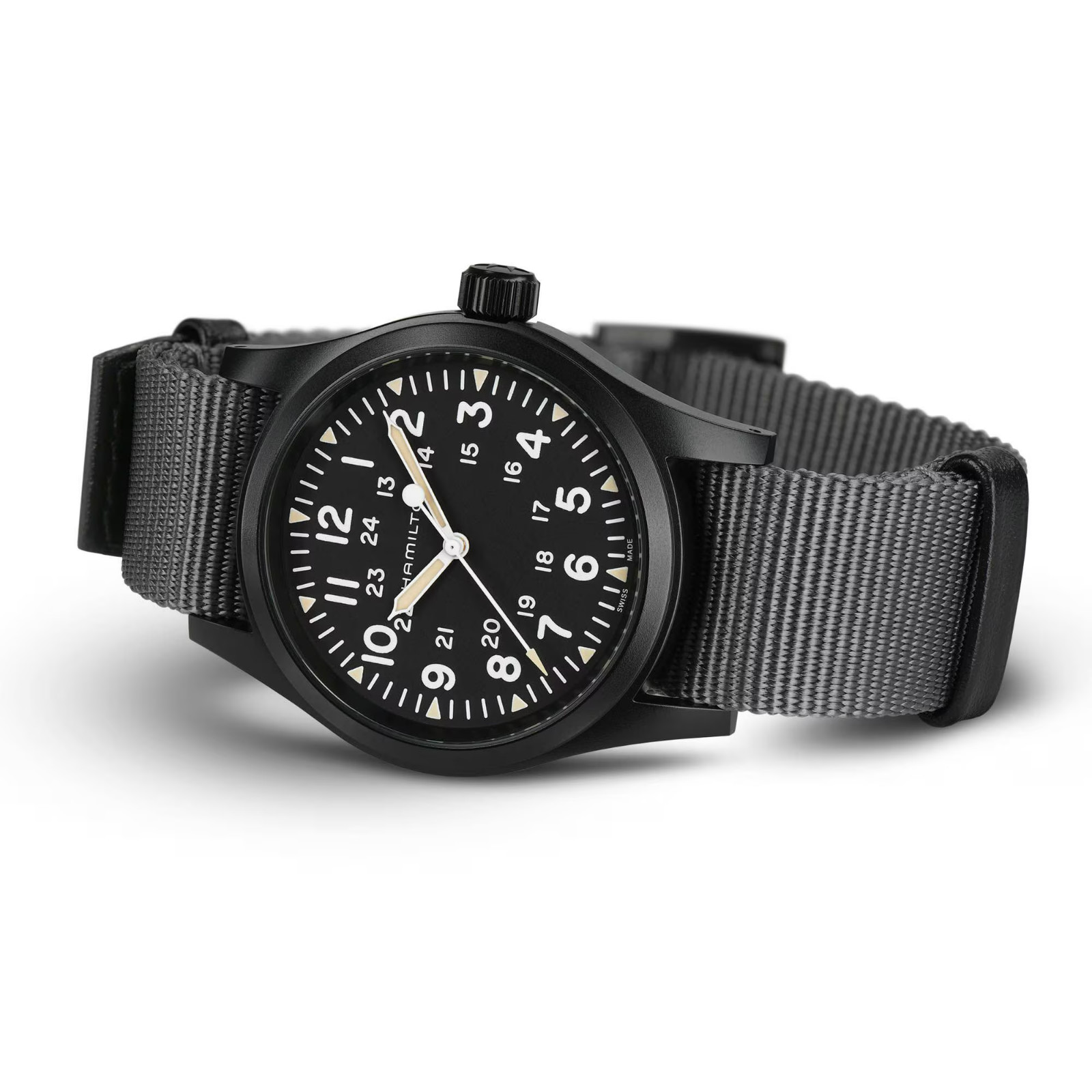 *BRAND NEW* Hamilton Khaki Field Mechanical Black Dial Men's Watch H69409930 image 3