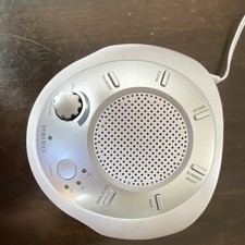 HoMedics SS-2000G White Noise Sound Machine, White/Silver, AC Adapter