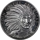 Rare 1980 Phoenix Precious Metals Sioux Chief Red Cloud 1 oz .999 Silver Round