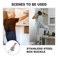 Quick Release Toggle Clamp Hasp Latch Heavy Duty Adjustable Handle Lock