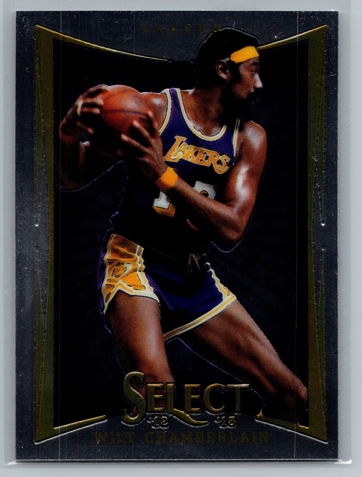2012-13 Panini Select #125 Wilt Chamberlain Los Angeles Lakers
