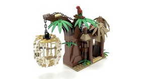 LEGO Pirates of The Caribbean 4182 The Cannibal Escape, Complete, No Box