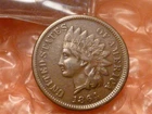 1864 L Indian Head Cent Semi-Key-Date Ex-Fine  #1