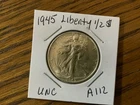 1945. Walking Liberty Half Dollar High Grade UNC details A112