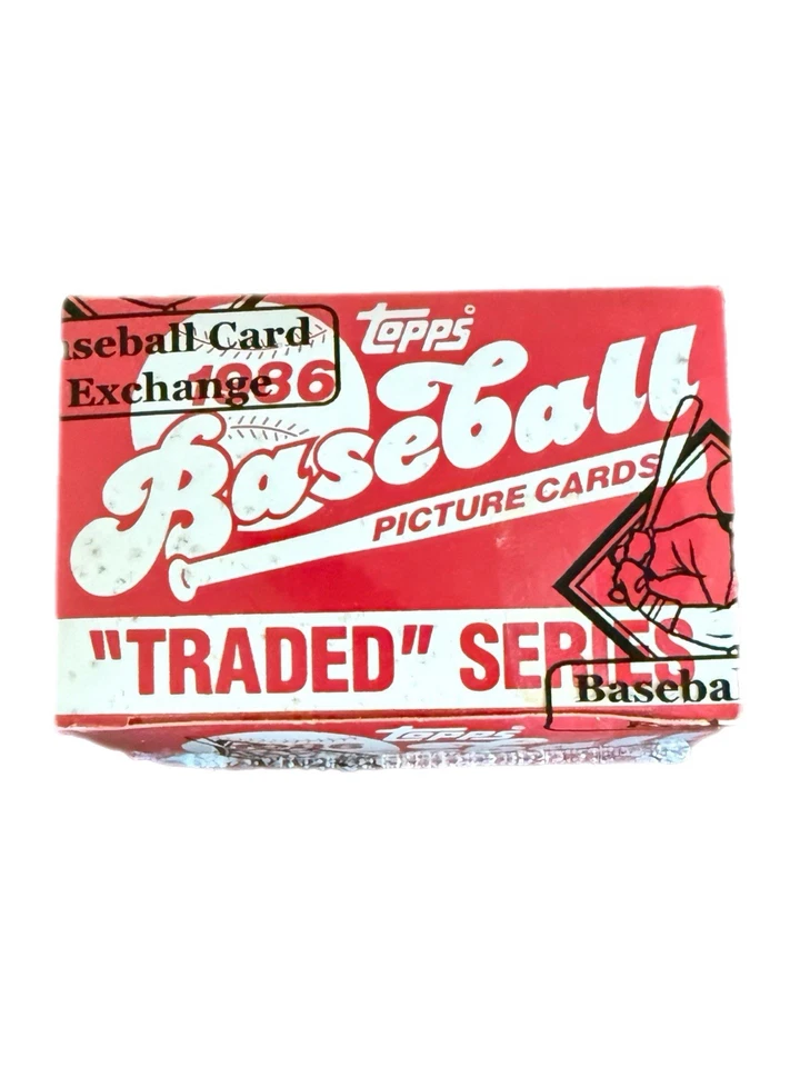 1986 TOPPS complete factory 132 card SEALED ( BBCE ) TRADED SET bo jackson BONDS - Image 3 of 4