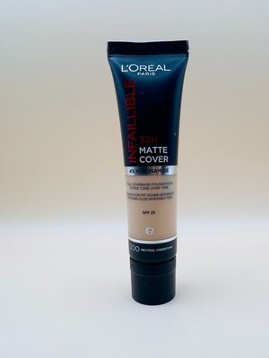 L'Oréal Infaillible 24hr Matte Cover Foundation (30ml) 200 Golden Sand *NEU*