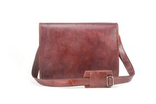 Borsa per laptop in pelle marrone nuova 15 nel mondo degli uomini