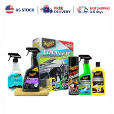 Meguiar's Complete Car Care Kit Car Detailing Gift Set Auto Cleaning Kit