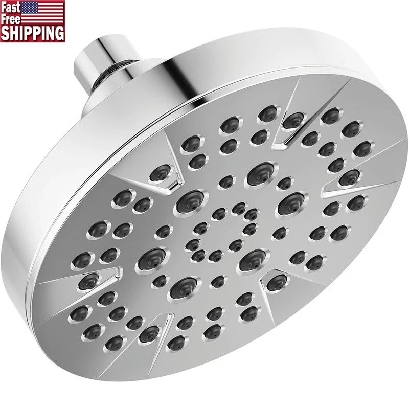 Powerful Full Body Shower Head W/ Pause Feature Easy Clean Water Saving New