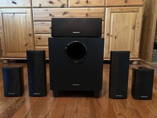 Onkyo 5.1 Home Theater Speaker System SKW-380 SKC-380 SKF-380 SKR-380 Black
