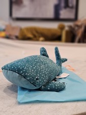 Jellycat NWT Whale Shark Plush Stuffed Animal Authentic Gobfrey Blue
