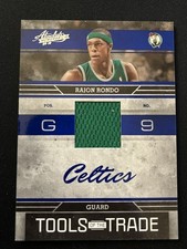 Rajon Rondo 2009-10 Panini Absolute Tools of the Trade Jersey #16 Blue SN:21/100