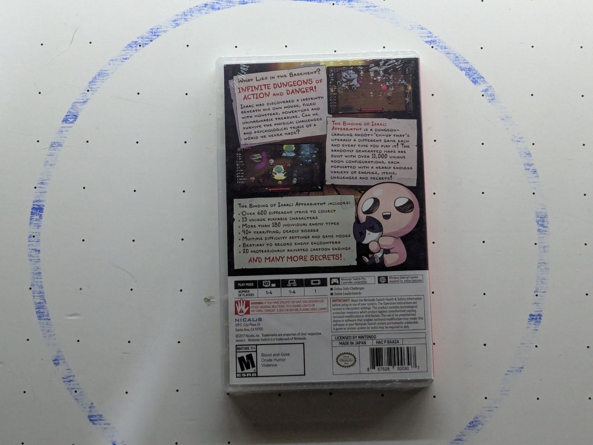 Buy Binding of Isaac: Afterbirth+ (Nintendo Switch, 2017) online