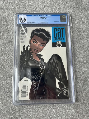 Catwoman #1 NM CGC 9.6 2002 Series 1st Issue DC Comics white pages Batman app