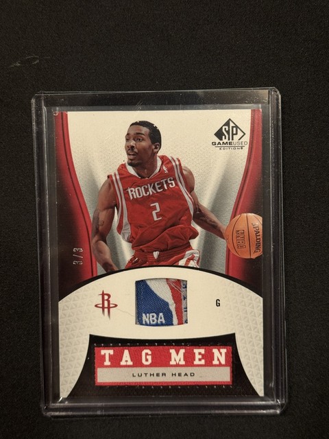 2006 SP Game Used Edition Tag Men NBA Logoman /3 Luther Head