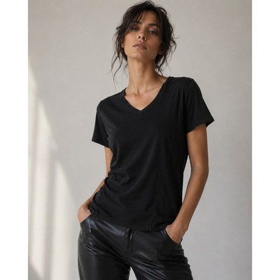 Thierry Mugler Paris Minimalist Capsule Elevated Basic T-Shirt Size L Parisian