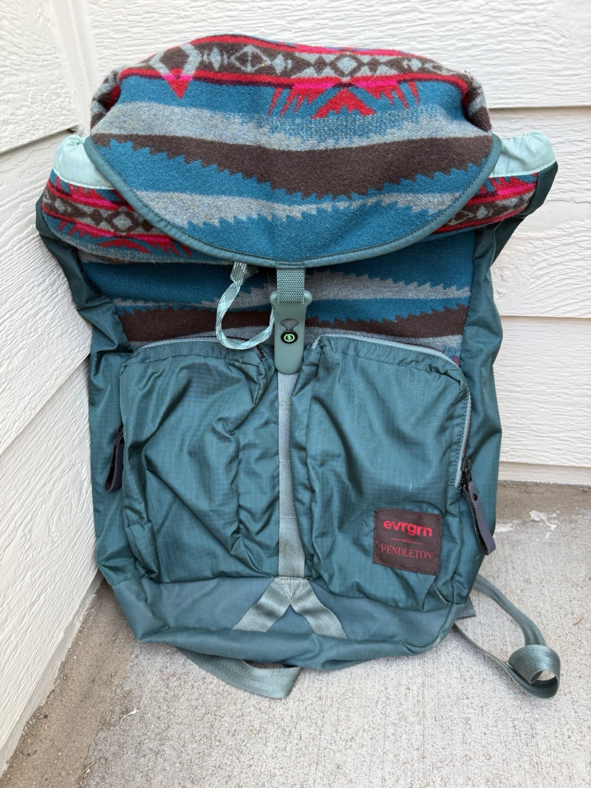 Pendleton Evrgrn Backpack Wool Nylon Backpacking … - image 14