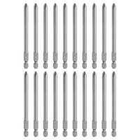 "20 StüCk Magnetische PH2 Schraubendreherbits FüR 1/4\" Sechskant 100Mm"