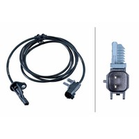 Sensor, Raddrehzahl Hella 6PU 358 252-991