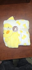 Carter's duck-themed baby bath towel set
