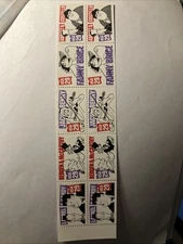 Mint US Stamps 1991 29c Comedians Booklet Pane of 10 #2562-2566
