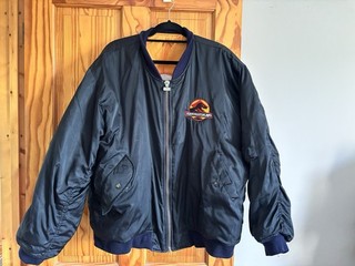 Old skool Suzuki Black Bomber Jacket