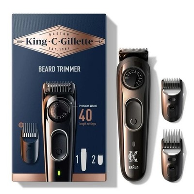 King C. Gillette Cordless Rechargeable BEARD TRIMMER -5800