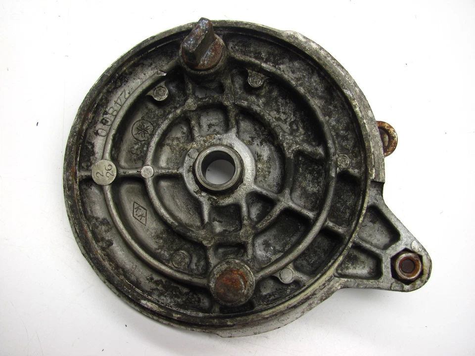 1973 YAMAHA 73 CT3 CT ( CT1 ) - REAR WHEEL BRAKE SHOE PLATE PANEL & CAM LEVER - Изображение 3 из 3