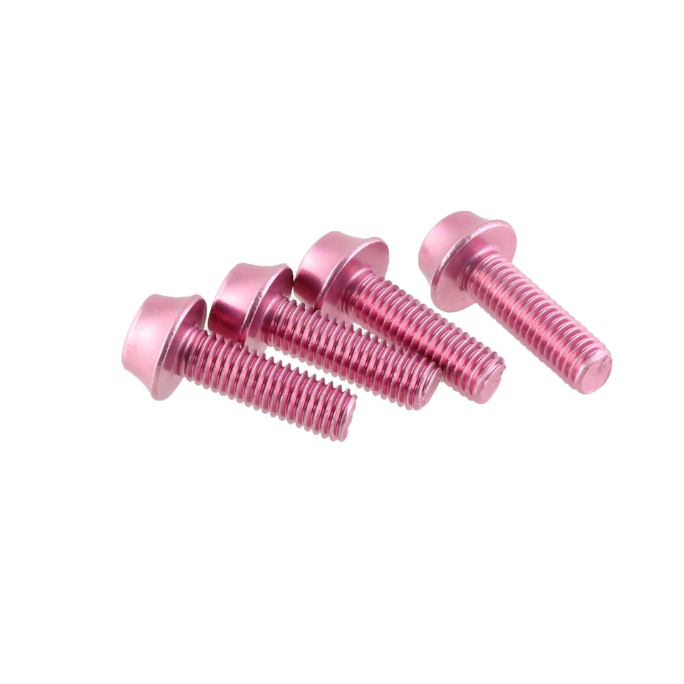 Wolf Tooth Components Support De Bouteille En Aluminium Vis, 4 Pcs - Rose - Photo 1/1