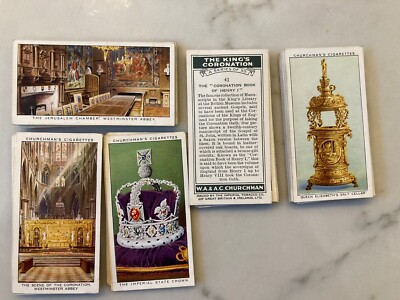 1937 Churchman s The King s Coronation Zigarettenkarten - Wählen Sie Ihre