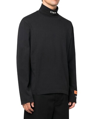 HG愛用 HERON PRESTON CTNMB Turtle Neck HERON PRESTON NF CTNMB LOGO L/S TURTLENECK HERREN T-SHIRT