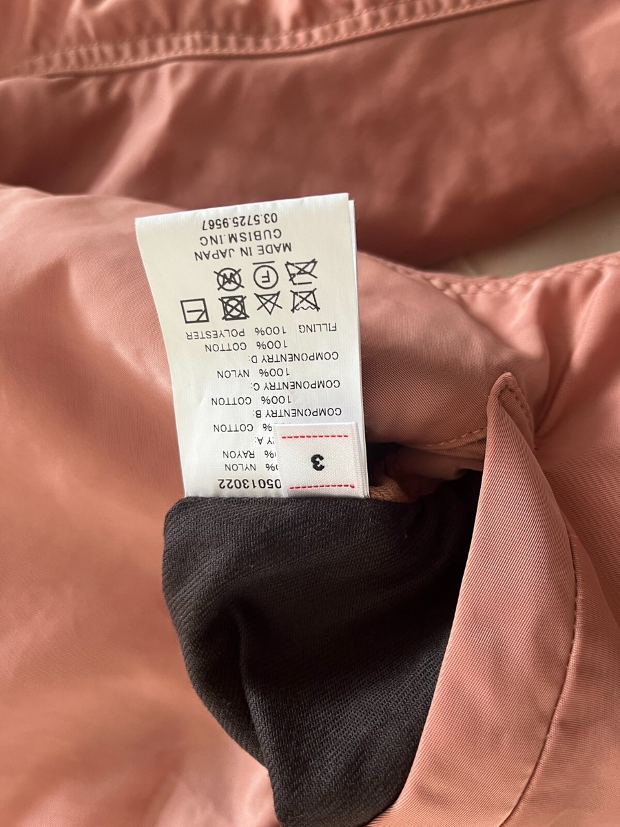 visvim19SS IRIS LINER JKT ピンク　３ Visvim 19ss Mud Dye Iris Liner Jacket Flagged Pink Size 3