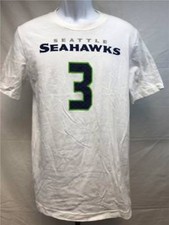 New-Flaw Seattle Seahawks 3 Russell Wilson Youth Size XL 18 White NFL Shirt