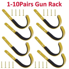 Gun Rack Storage Rifles Shotgun Hooks Wall Mount Hangers for Any Rifles Shotguns