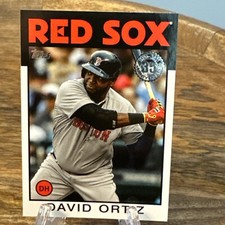 2021 Topps DAVID ORTIZ 86B-16 1986 35TH ANNIVERSARY Boston Red Sox Insert