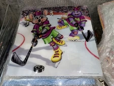 Chuck E. Cheese Hockey Sign 1999
