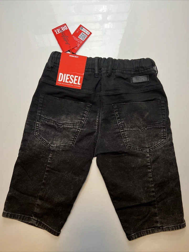 Pantalones cortos de mezclilla para hombre DIESEL D-KROOSHORT JoggJeans RE69ZY RE912 (2 pares) Foto 4 de 4