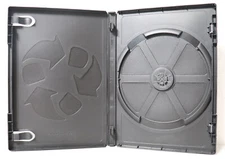 Genuine Viva Solid ECO-BOX 1-Disc Single 14mm DVD Replacement Case Shell NEW