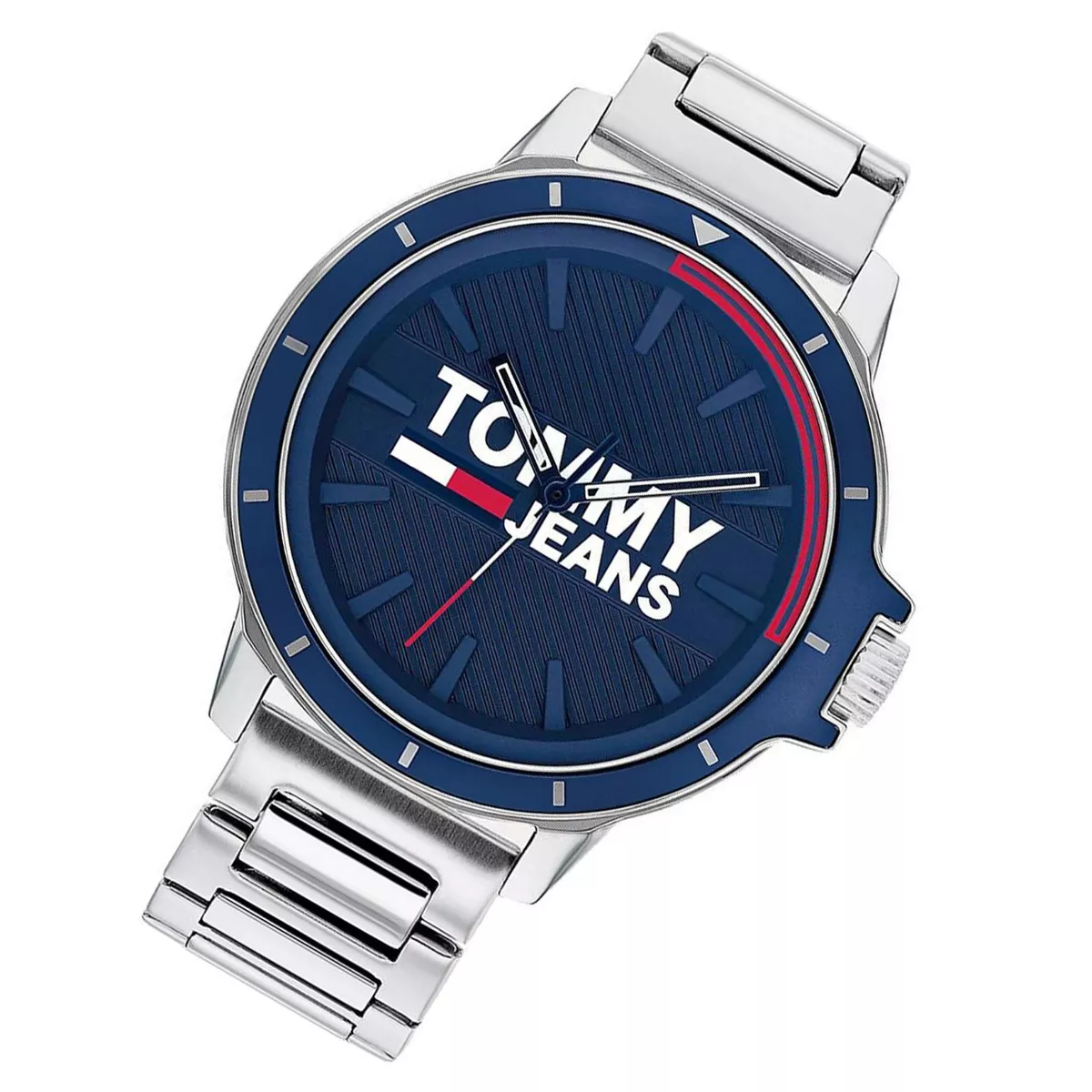 Tommy hilfiger blue dial analog watch hot sale