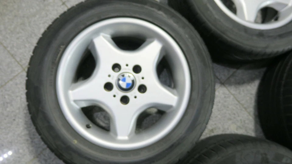 BMW E34 16 Zoll Alufelgen / Radsatz mit Sommerreifen 1092094 original - Bild 4 von 4