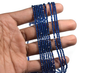 2 mm Natürlicher London Blautopas Facettiert Rund Edelstein Schmuck Herstellu...