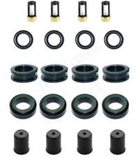 Fuel Injector Repair Service Kit Seals Filters O-rings Pintle Caps Grommets