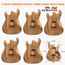 5 Packs Polished Maple DIY Guitar Body Blank Barrel for ST Electric Guitar N1G5