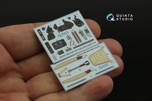 1/32 Quinta 3D Interior Decal #32201 Macchi Mc.202 Early For Italeri - Picture 2 of 2