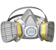 3M 5203 Disposable HALF FACE Respirator Facepiece Mask Organic Vapor Acid Gas MD